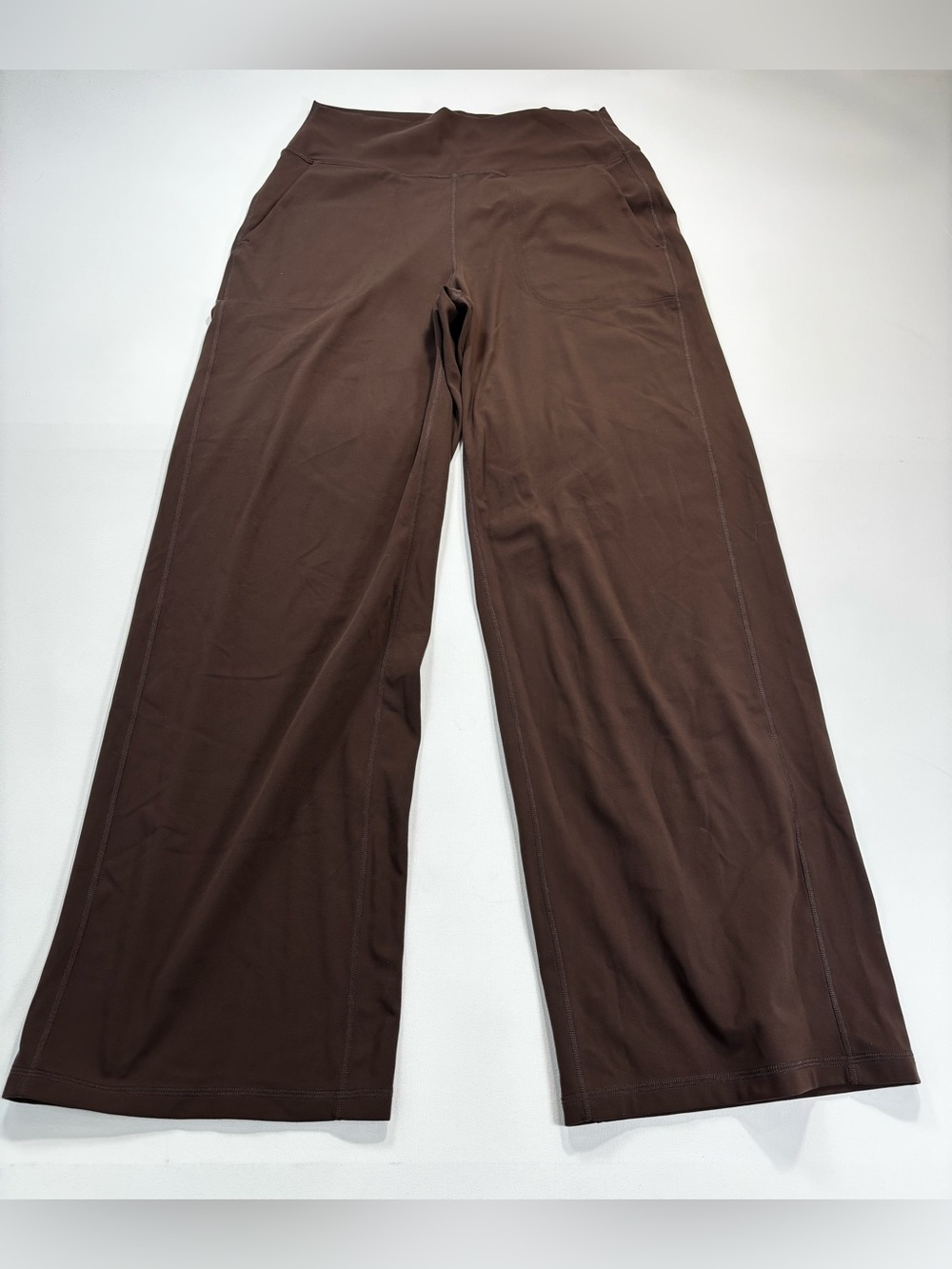 CRZ YOGA Wide-Leg Stretch Leggings Brown